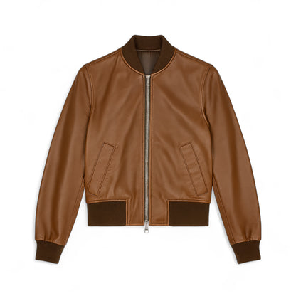 Classic Leather Bomber