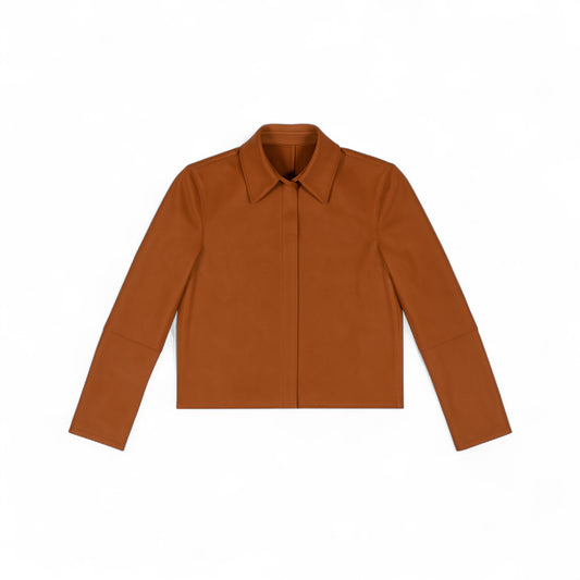Cocoa Classic Leather Jacket